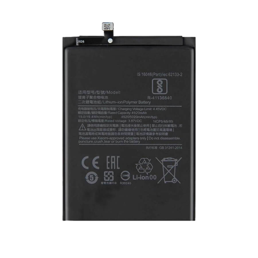Thay pin Xiaomi Redmi Note 9T