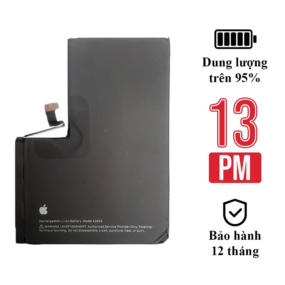 Pin Zin Tháo Máy iPhone 13 Pro Max Dung Lượng Trên 95% – Pin Chính Hãng Apple