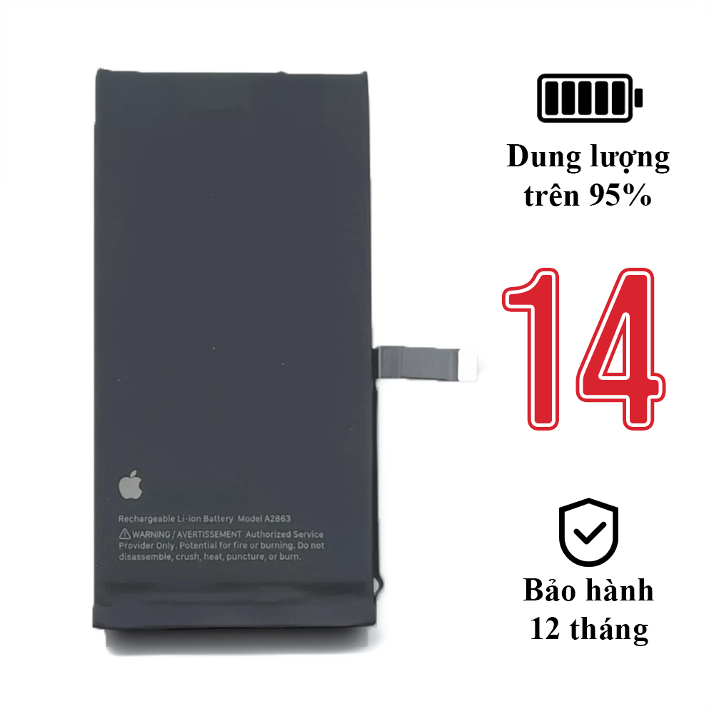 Pin Zin Tháo Máy iPhone 14 Dung Lượng Trên 95% – Pin Chính Hãng Apple