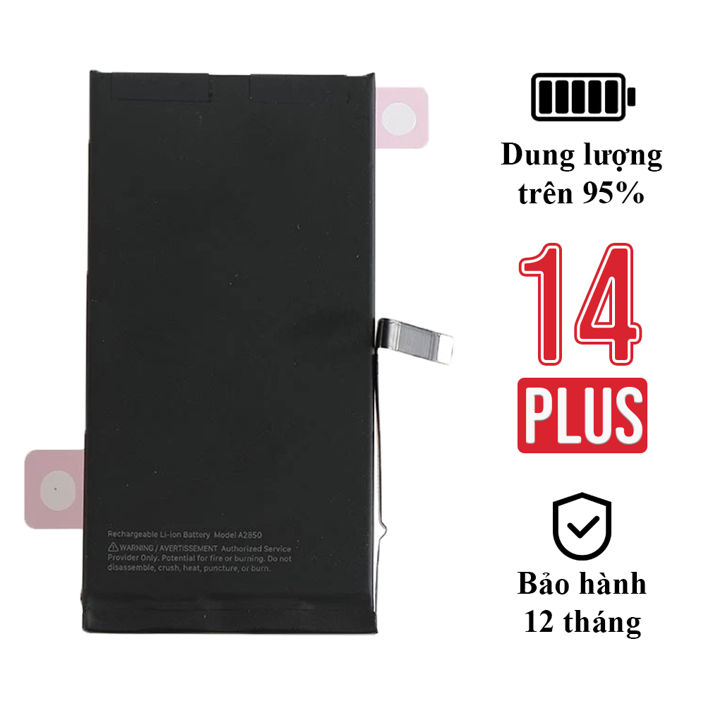 Pin Zin Tháo Máy iPhone 14 Plus Dung Lượng Trên 95% – Pin Chính Hãng Apple