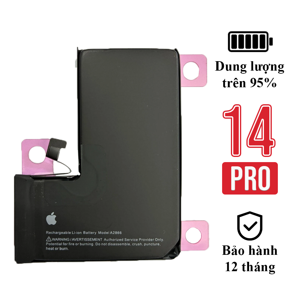Pin Zin Tháo Máy iPhone 14 Pro Dung Lượng Trên 95% – Pin Chính Hãng Apple