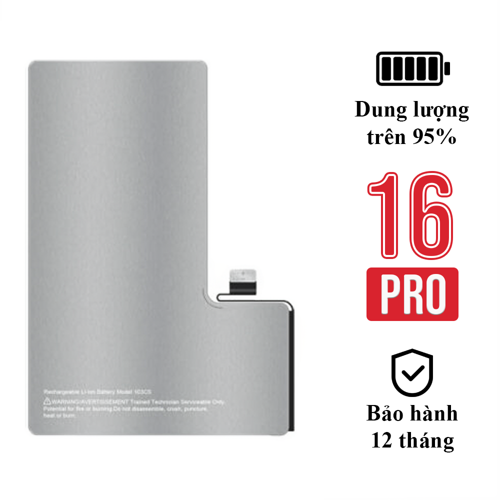 Pin Zin Tháo Máy iPhone 16 Pro Dung Lượng Trên 95% – Pin Chính Hãng Apple