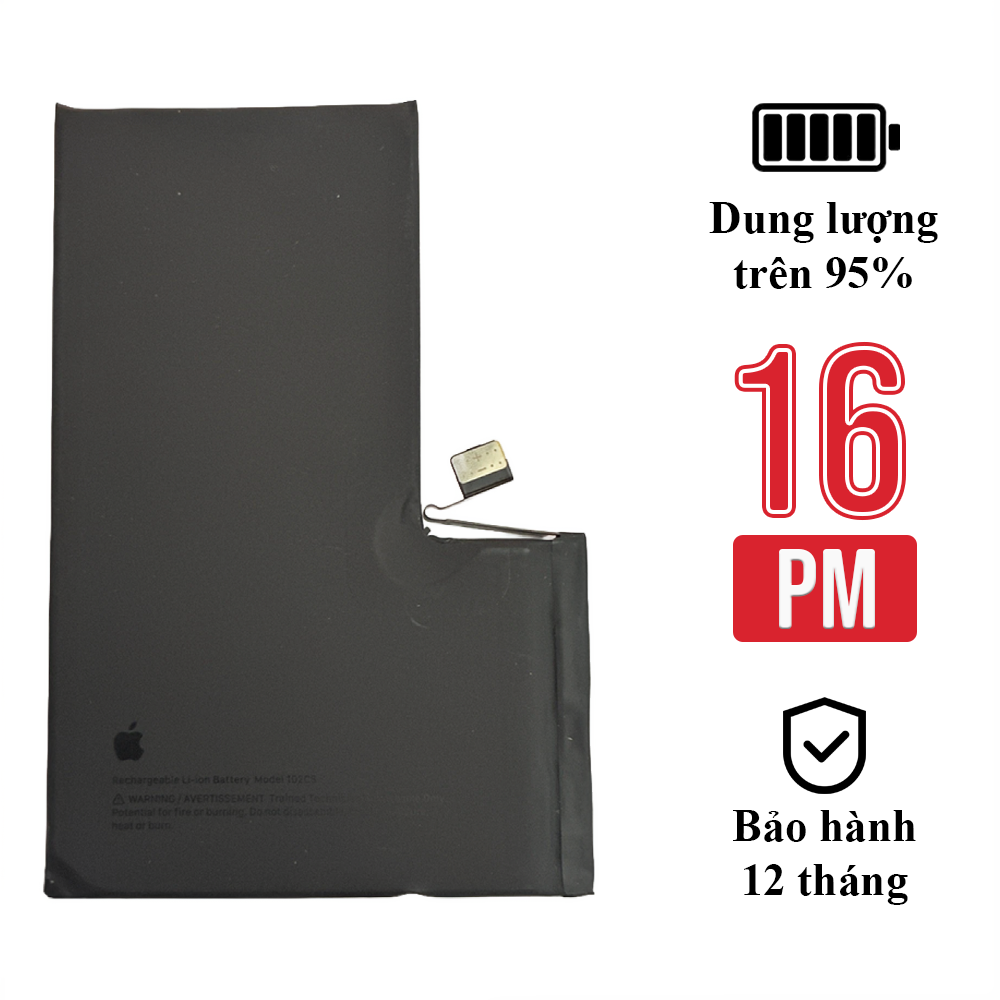 Pin Zin Tháo Máy iPhone 16 Pro Max Dung Lượng Trên 95% – Pin Chính Hãng Apple