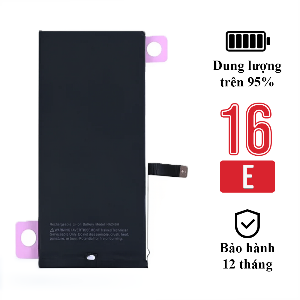 Pin Zin Tháo Máy iPhone 16e Dung Lượng Trên 95% – Pin Chính Hãng Apple