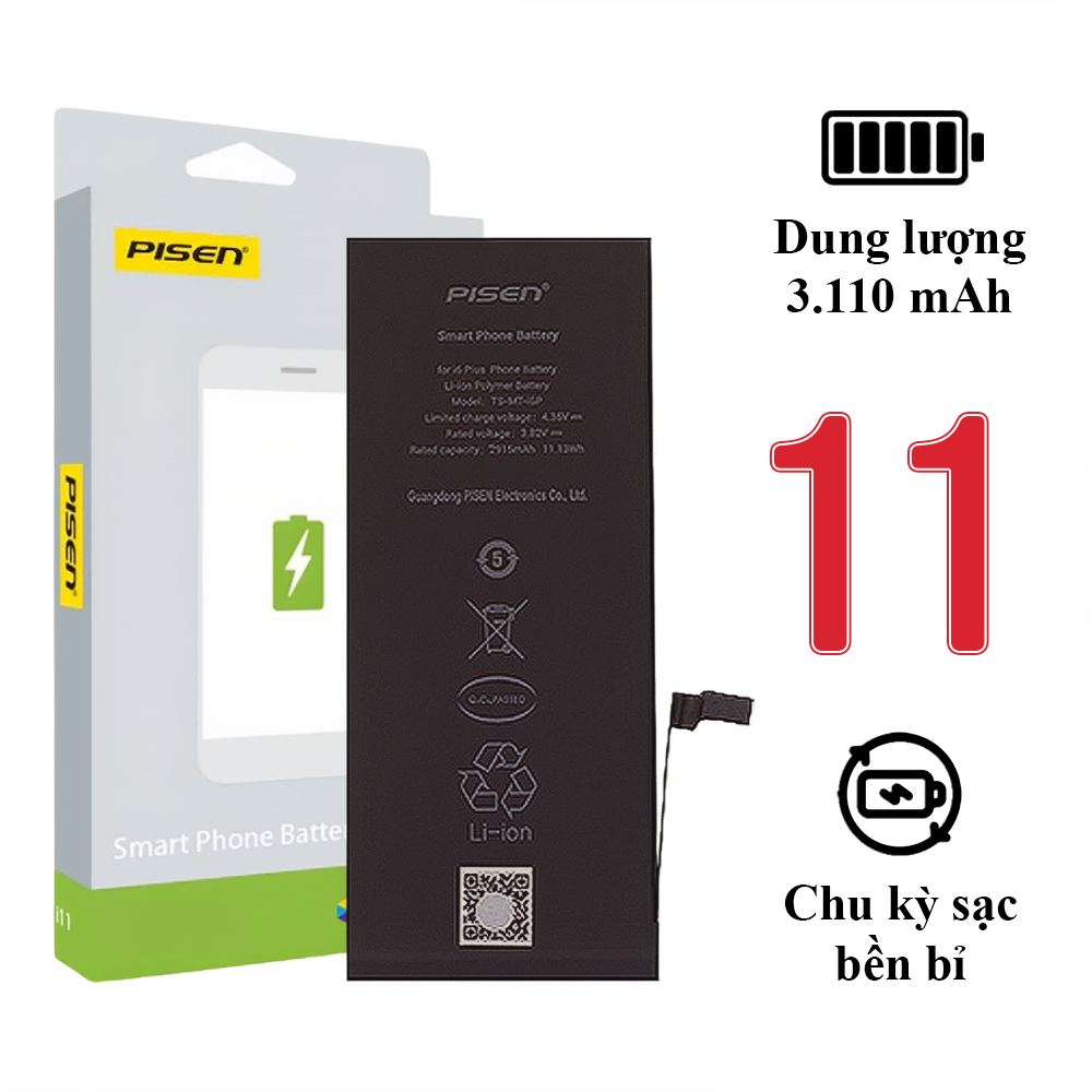 Pin iPhone 11 chính hãng Pisen
