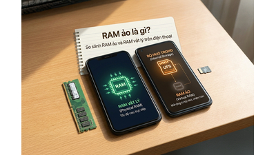 RAM ảo là gì? So sánh RAM ảo và RAM vật lý trên điện thoại chi tiết nhất
