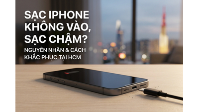 Sạc iPhone không vào, sạc chậm? Nguyên nhân và cách xử lý tại nhà