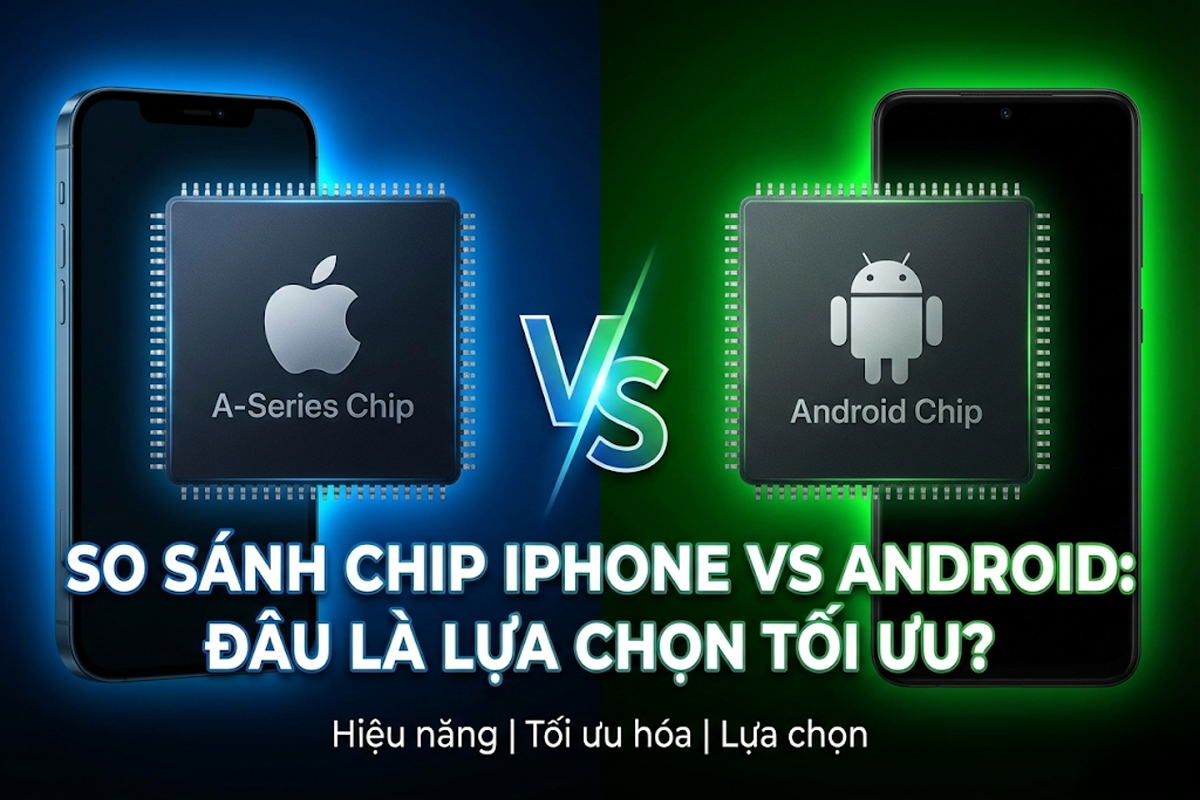 So sánh chip iPhone và Android: Đâu là lựa chọn tối ưu cho bạn?
