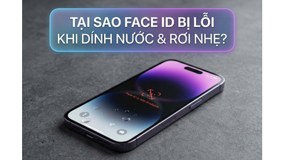 Tại sao Face ID không dùng được khi vào nước ít hoặc rơi nhẹ?