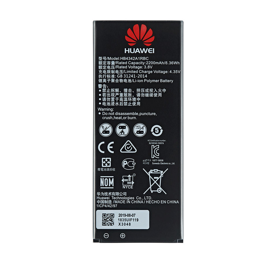 Thay pin Huawei Y5ii