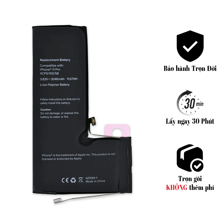 Thay pin iPhone 11 Pro