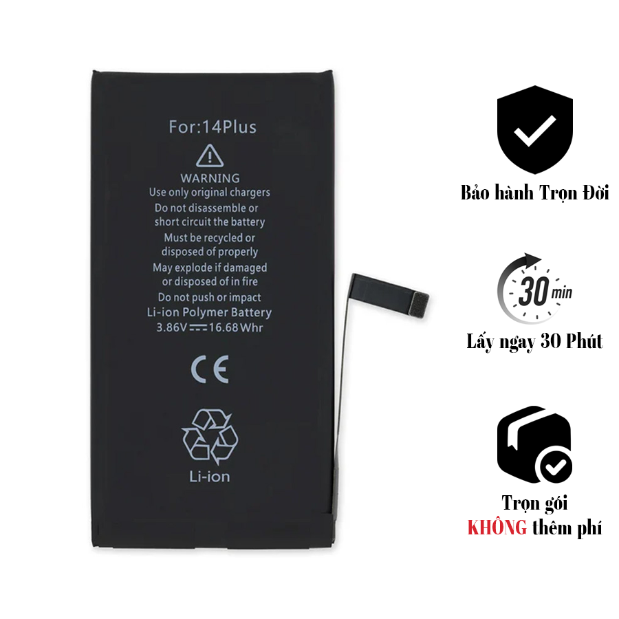 Thay pin iPhone 14 Plus