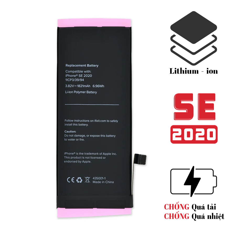 Thay Pin iPhone SE 2 (2020) dung lượng chuẩn - Chính hãng