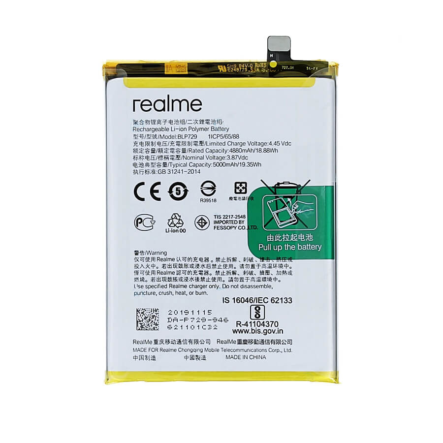 Thay pin Realme 5i