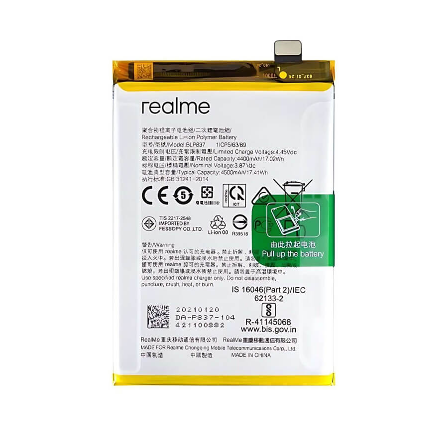 Thay pin Realme 8i