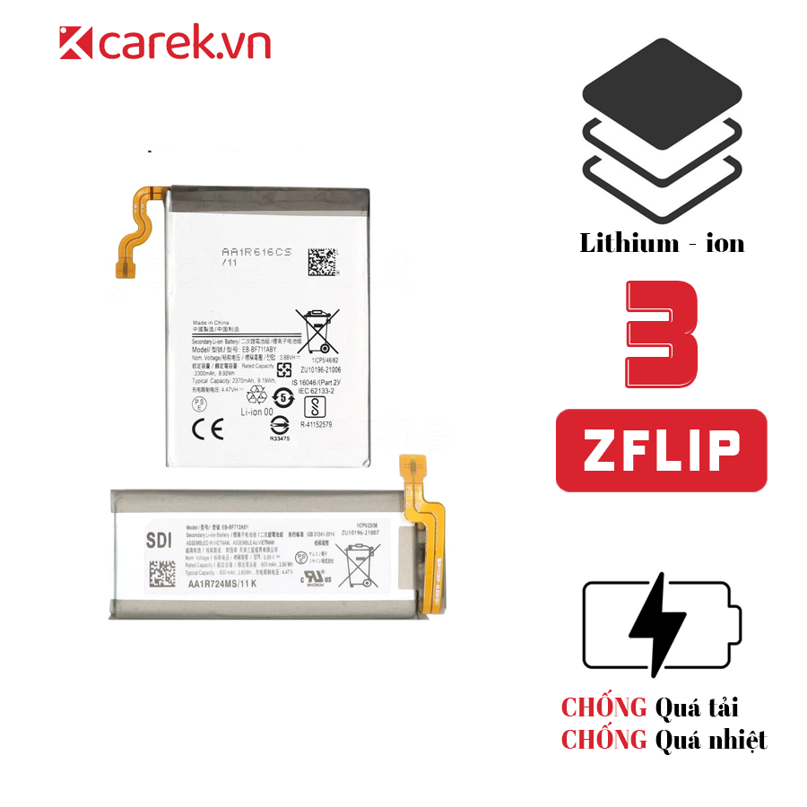Pin Samsung Galaxy Z Flip 3