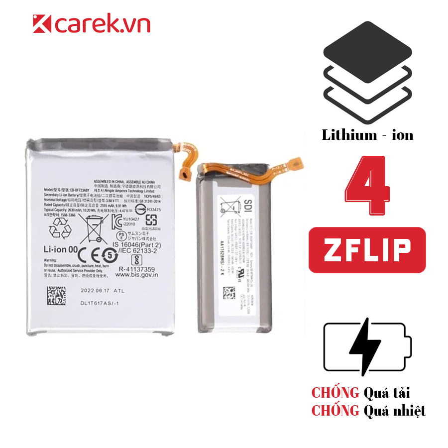Pin Samsung Galaxy Z Flip 4