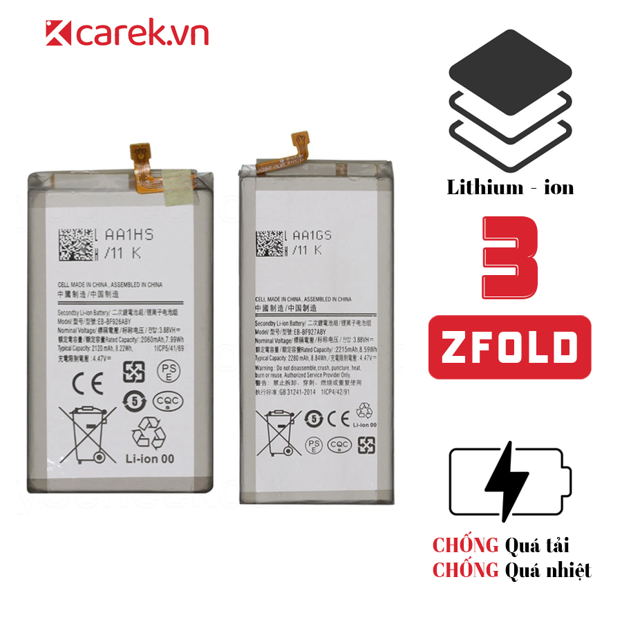 Pin Samsung Galaxy Z Fold 3