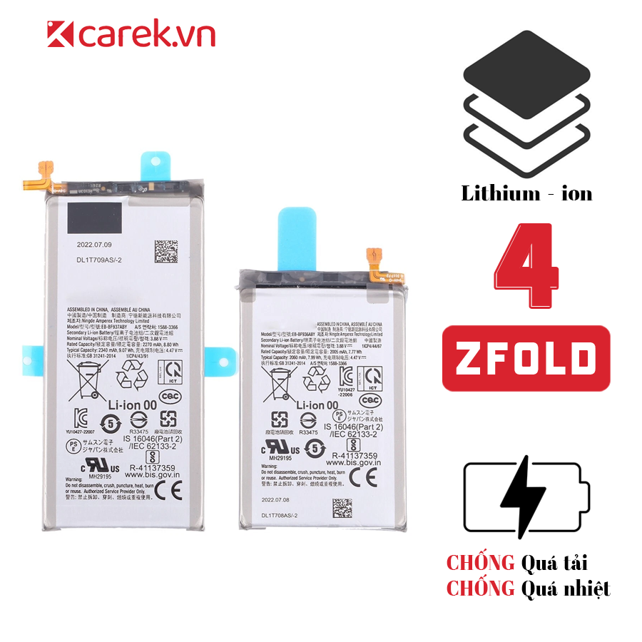 Pin Samsung Galaxy Z Fold 4