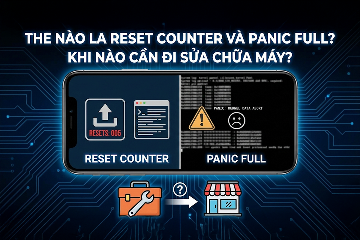 Thế nào là Reset Counter và Panic Full? Khi nào cần đi sửa chữa máy?