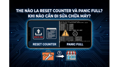 Thế nào là Reset Counter và Panic Full? Khi nào cần đi sửa chữa máy?