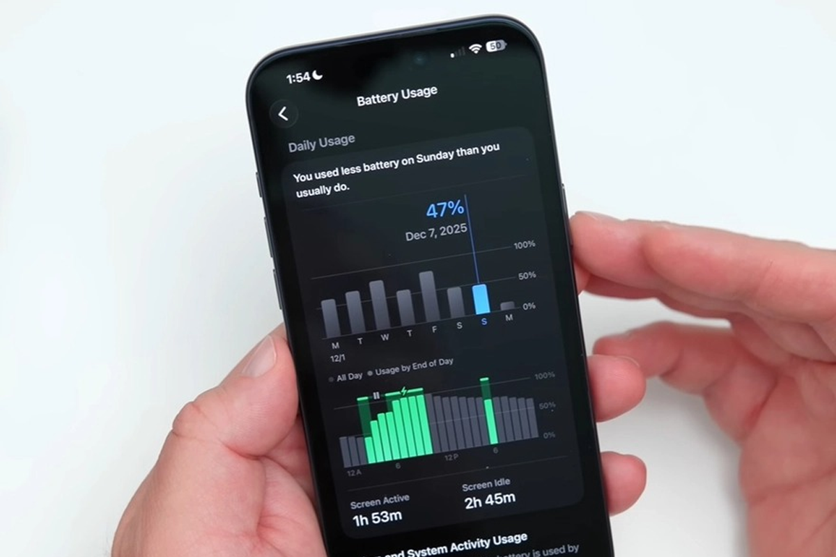 iOS 26.2.1 hao pin không? Đánh giá thời lượng pin thực tế trên iPhone - Hình 1 iOS 26.2.1 hao pin không? Đánh giá thời lượng pin thực tế trên iPhone - Hình 1