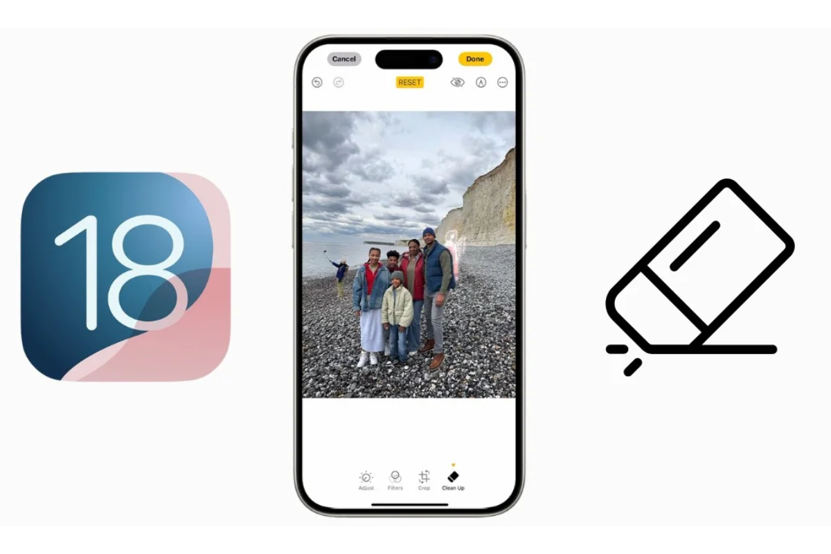 Tính năng Clean Up trong ảnh