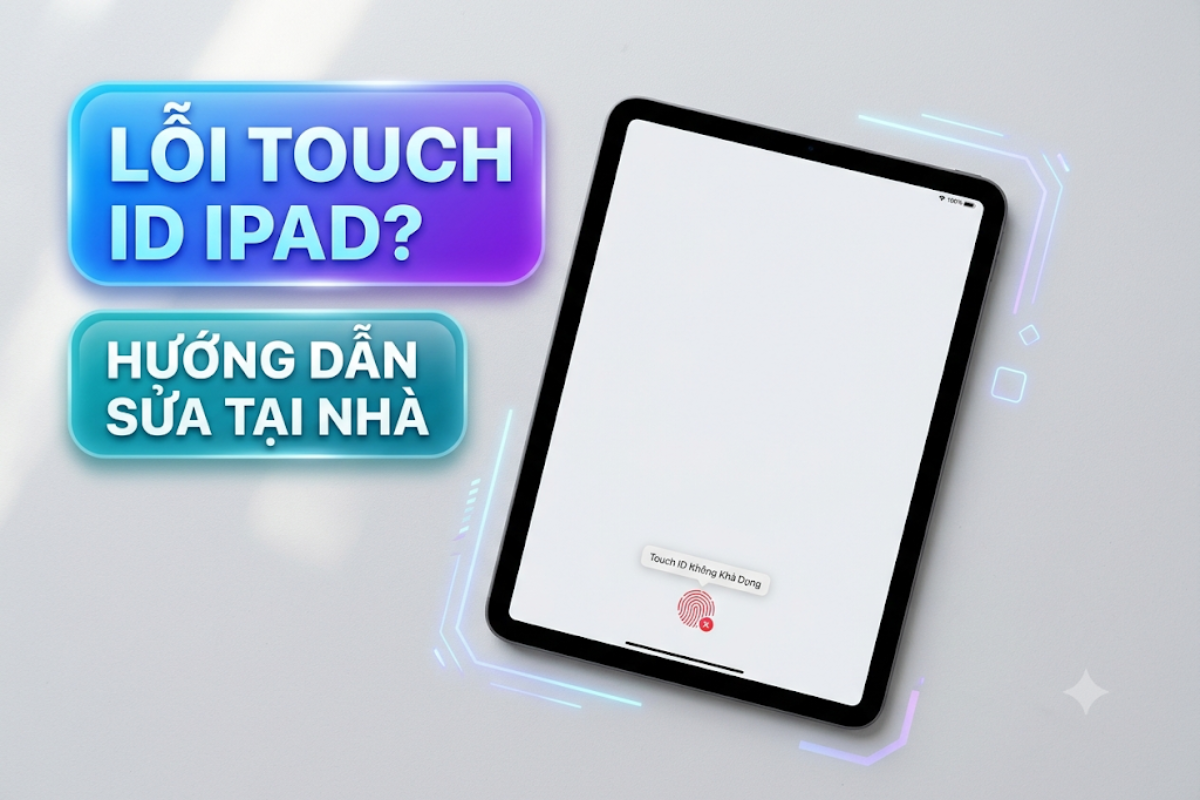 Touch ID iPad Chập Chờn Không Dùng Được? 5 Cách Sơ Cứu Tại Nhà