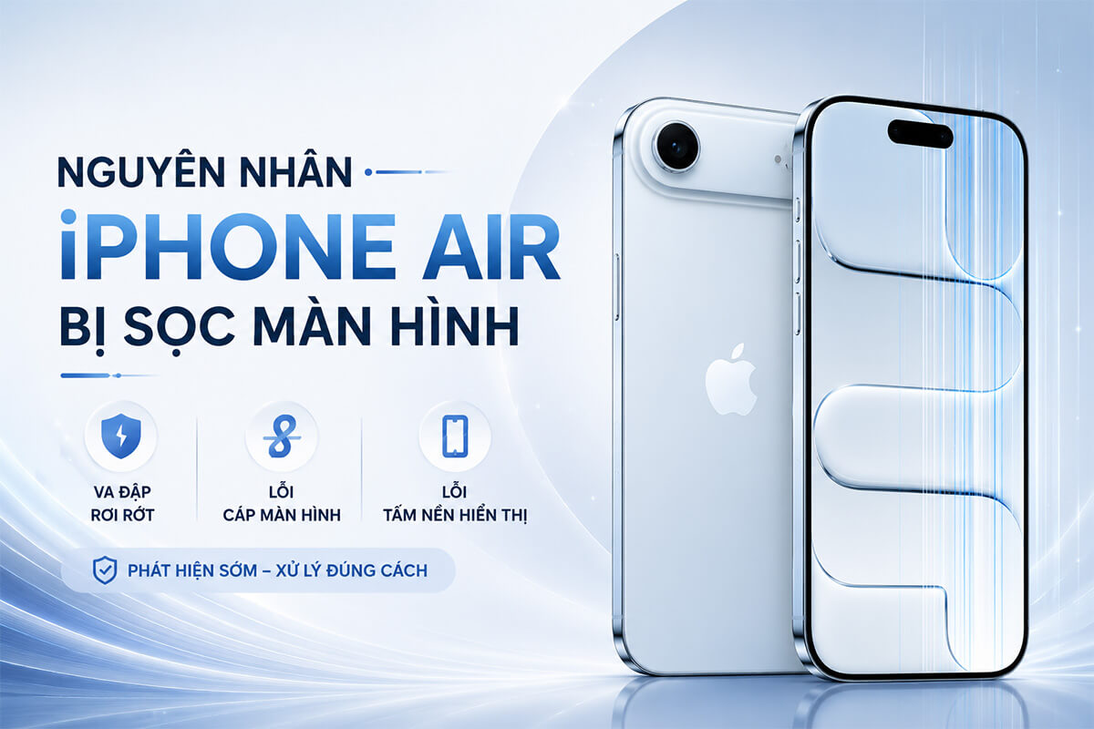 Nguyên nhân iPhone Air bị sọc màn hình? Nguyên nhân iPhone Air bị sọc màn hình